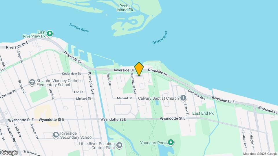 9935 Riverside Dr E Map and Location Details