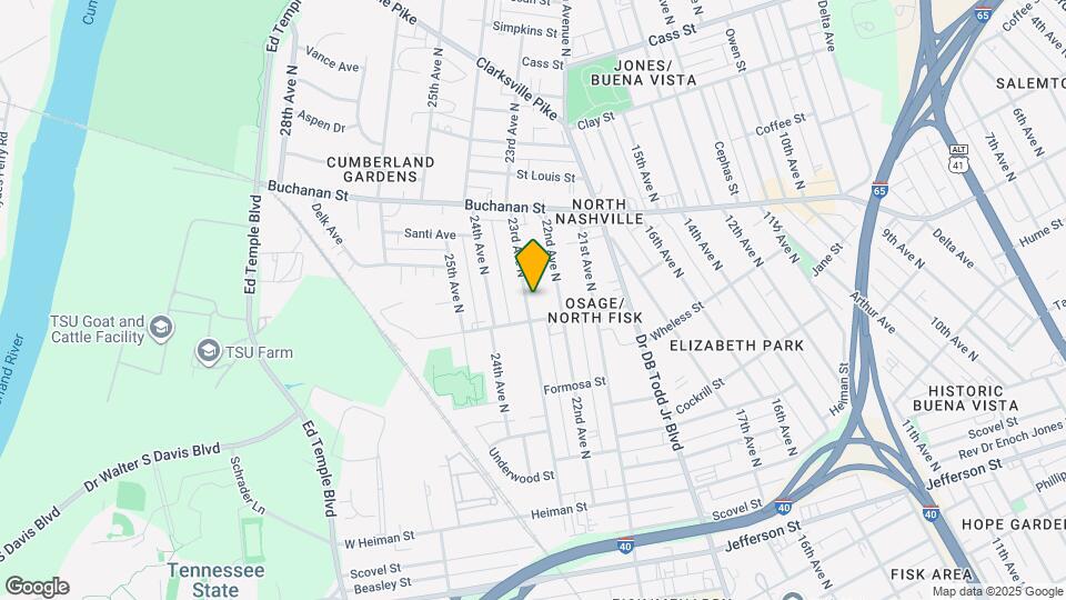 1706 23rd Ave N Mapa y Detalles de la Ubicación