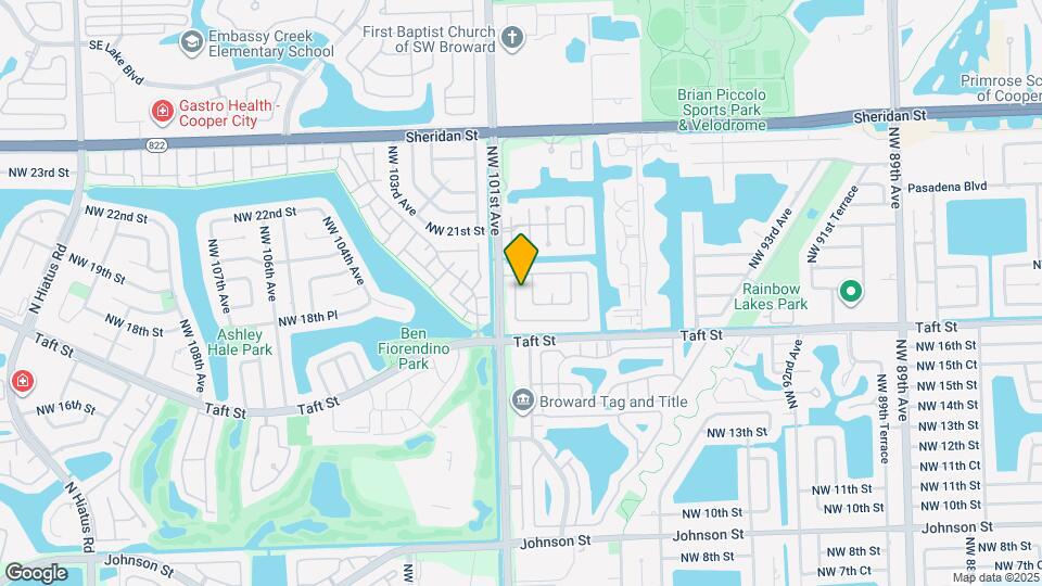 1975 NW 100th Way Map and Location Details