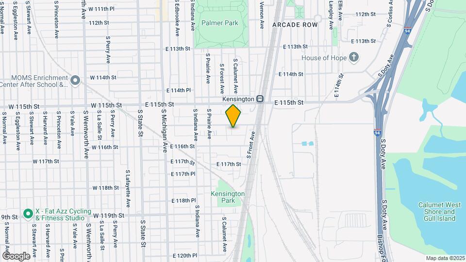 351 E Kensington Ave Map and Location Details