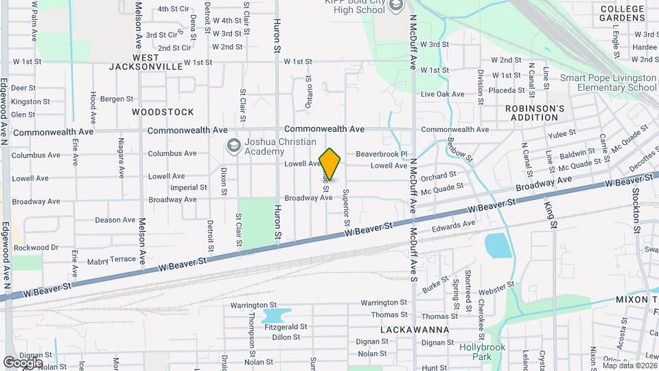 823 Saranac St Map and Location Details