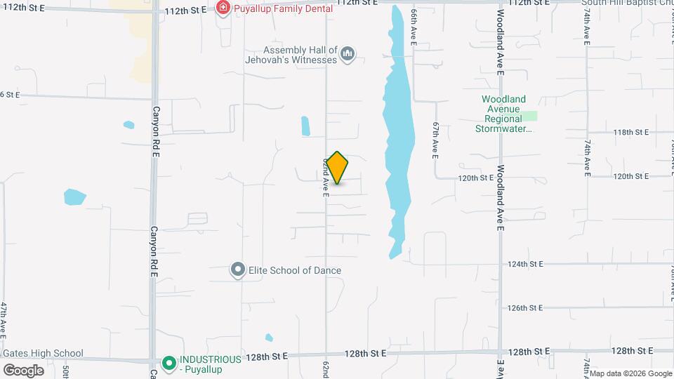 6213 121st St E Map and Location Details