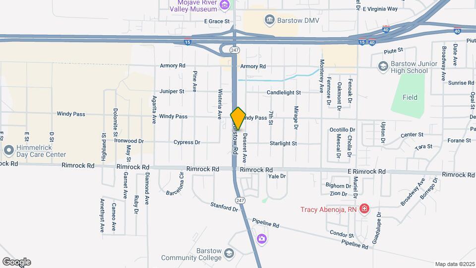 1251 Barstow Rd Map and Location Details