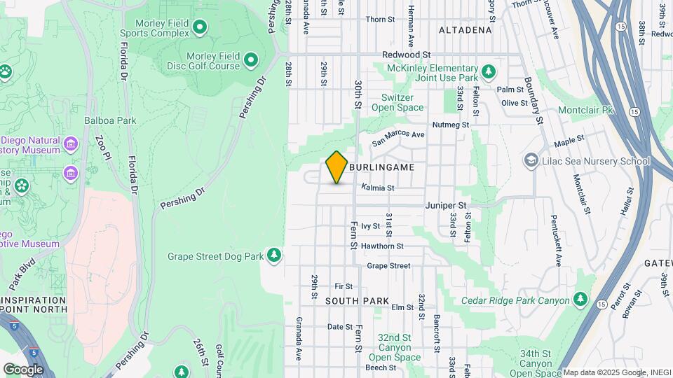 2943 Kalmia St Map and Location Details