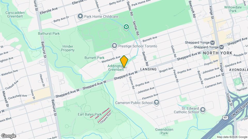 2b Roycrest Ave Map and Location Details