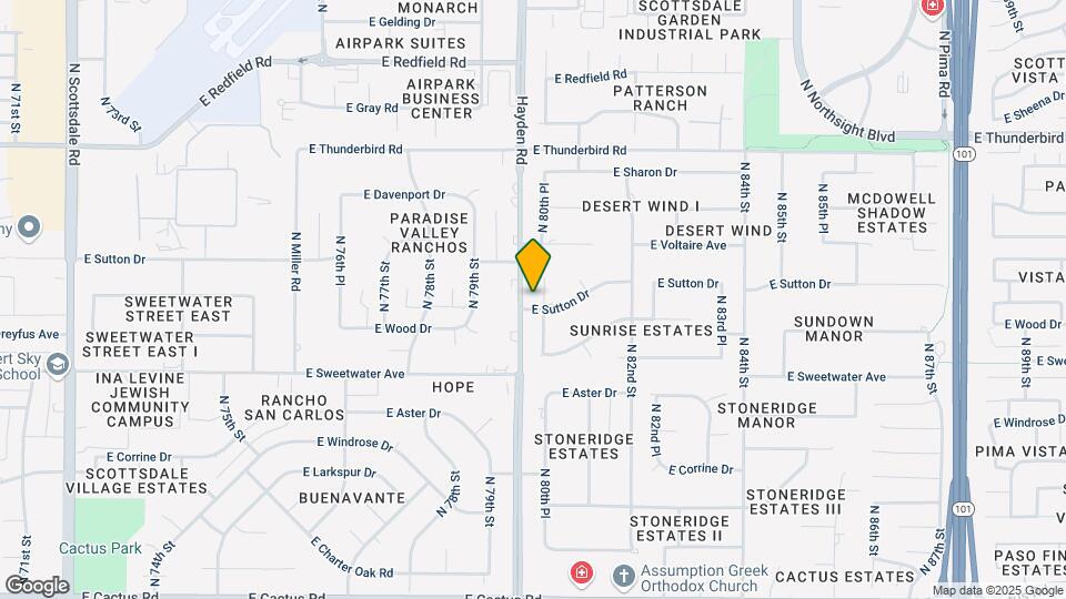 13220 N 80th Pl Map and Location Details