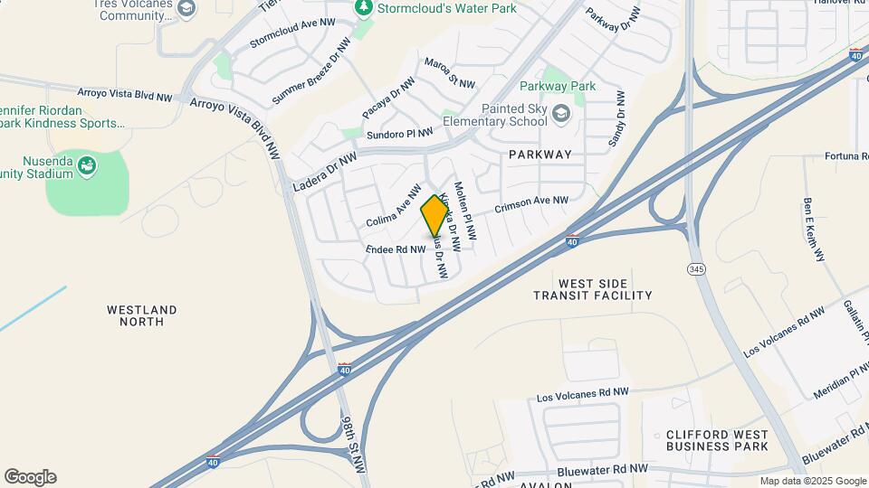 9301 Endee Rd NW Map and Location Details