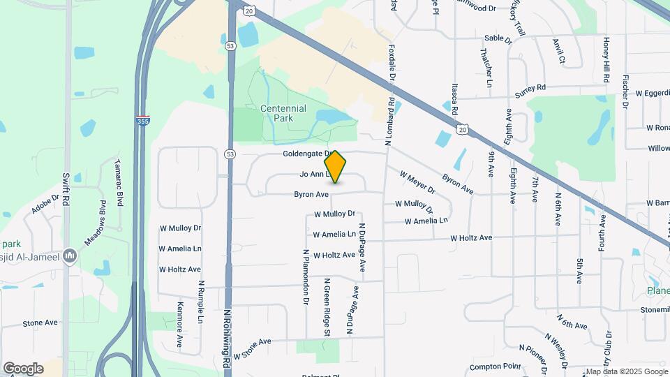 1450 W Byron St Mapa y Detalles de la Ubicación