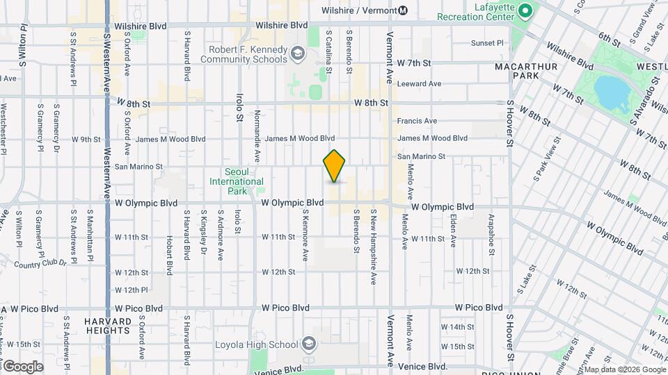 975 S Catalina St Map and Location Details