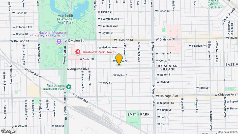2624 W Augusta Blvd Map and Location Details