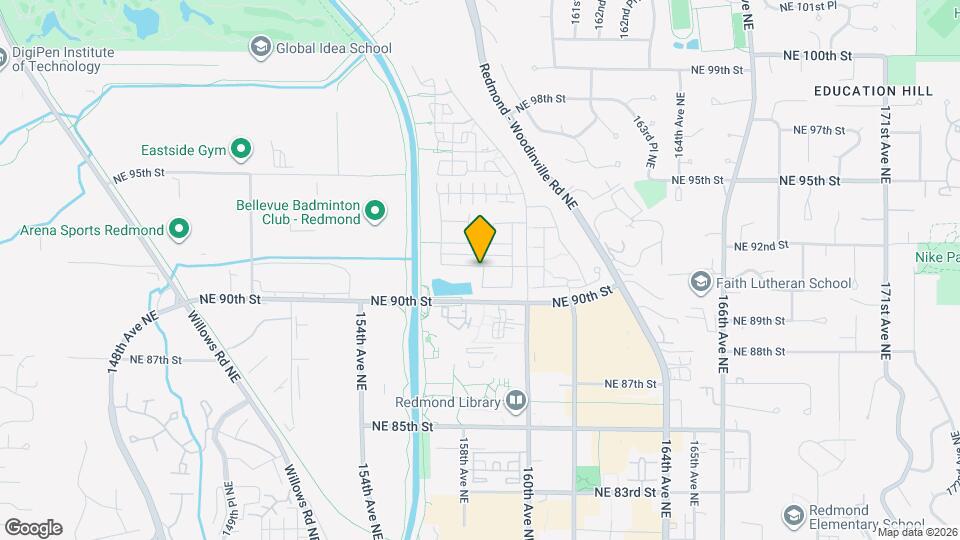 15828 NE 91st Way Map and Location Details