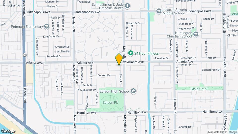 21041 Shaw Ln Map and Location Details