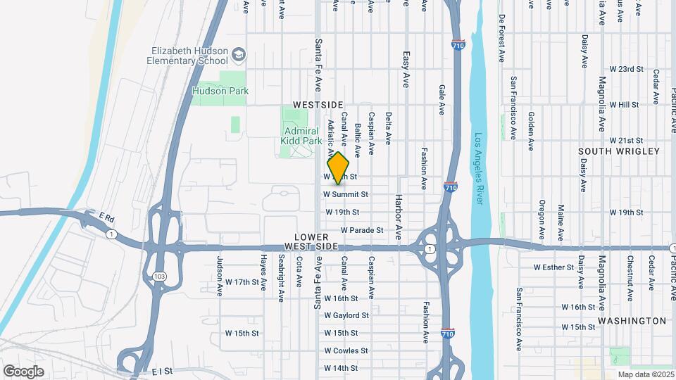 1617 W Summit St Mapa y Detalles de la Ubicación