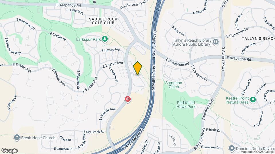 22920 E Roxbury Dr Map and Location Details