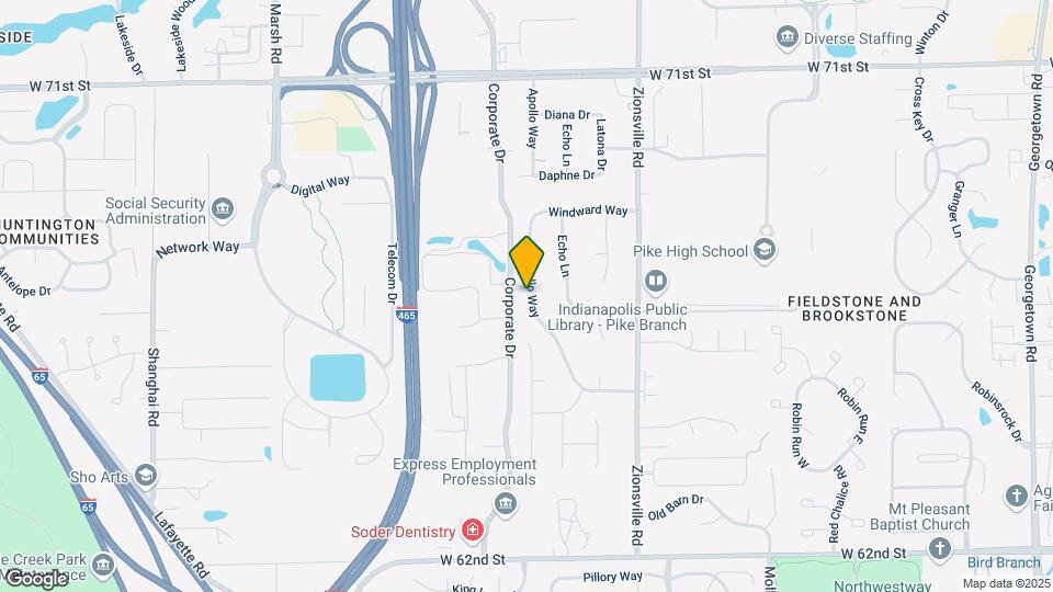 6536 Apollo Way Map and Location Details