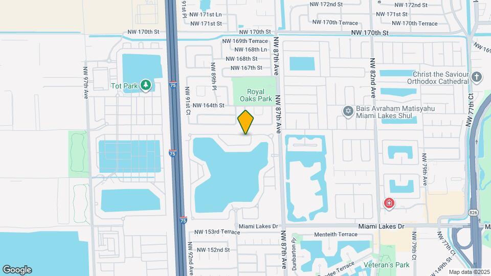 8842 NW 161st Terrace Mapa y Detalles de la Ubicación