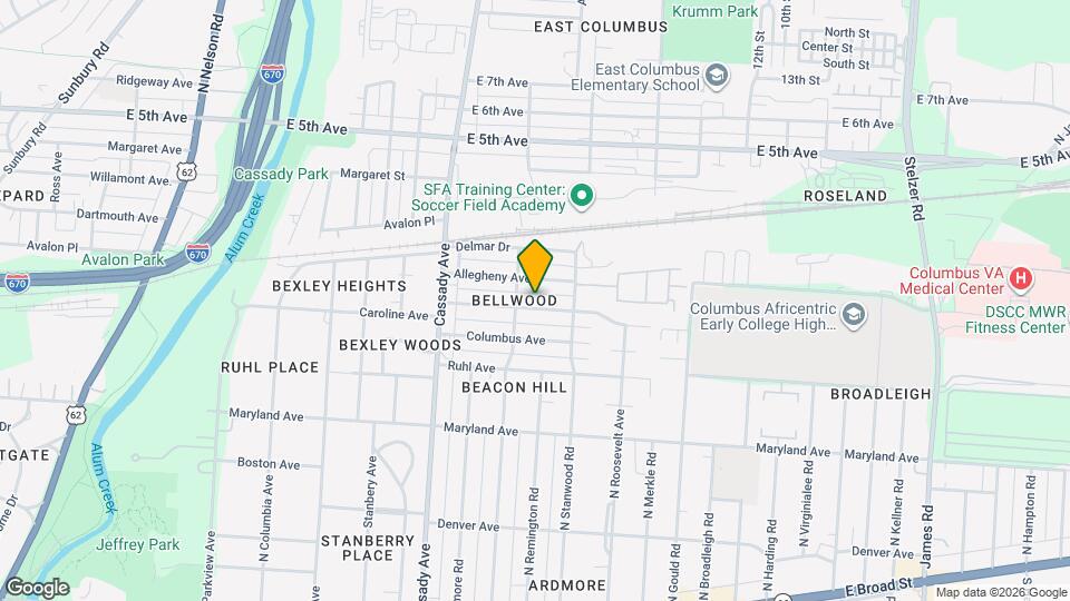 2778 Bellwood Ave Map and Location Details