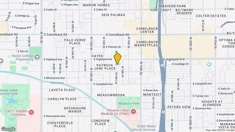 4623 N 14th St Mapa y Detalles de la Ubicación