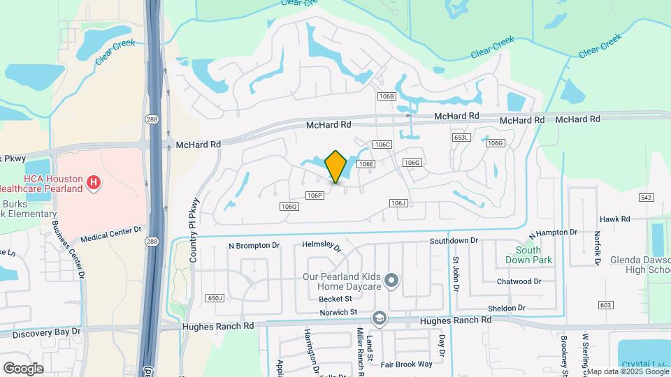 2934 Poplar Creek Ln Mapa y Detalles de la Ubicación