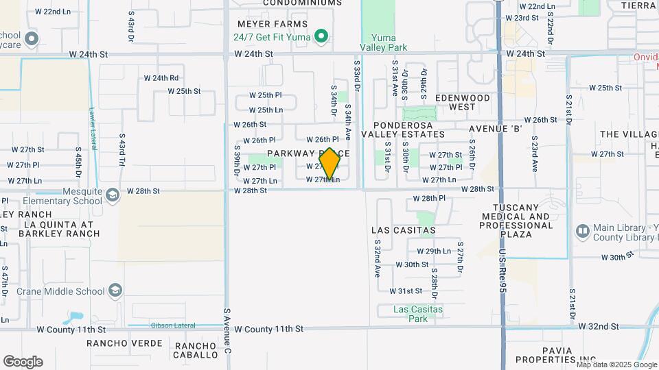 3481 W 27th Ln Map and Location Details