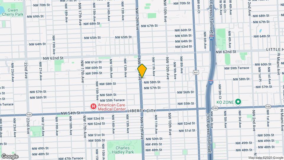 5815 NW 12th Ave Map and Location Details