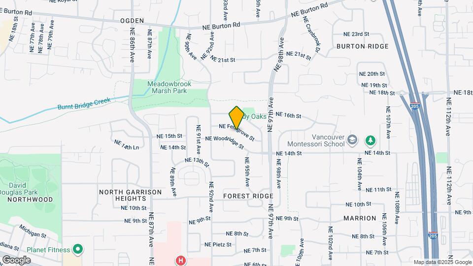 9409 NE Ferngrove St Map and Location Details