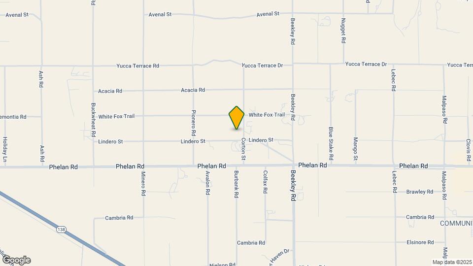 3080 Lindero St Map and Location Details