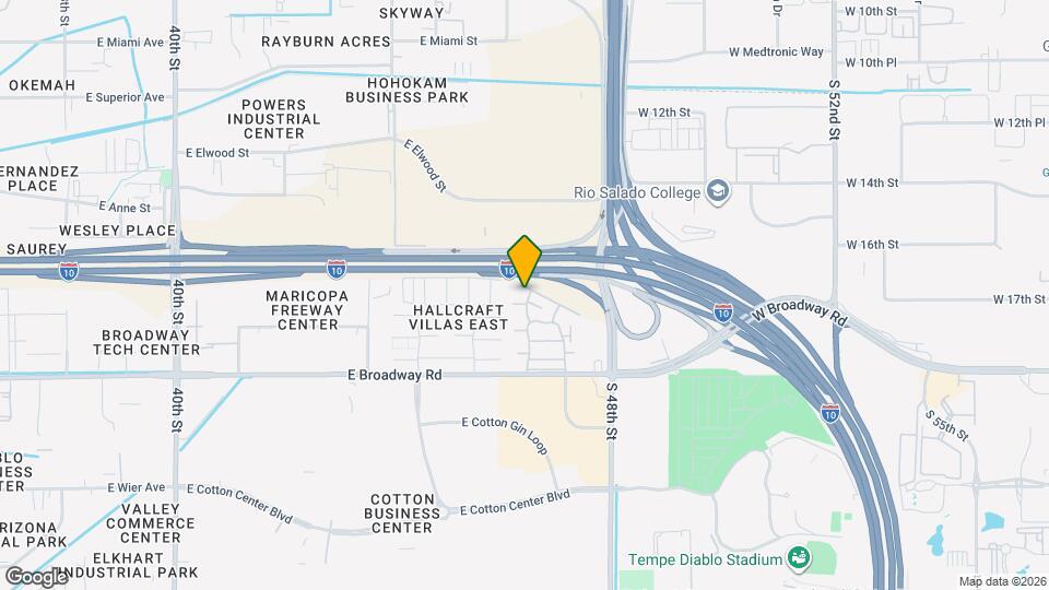 4615 E Jones Ave Map and Location Details