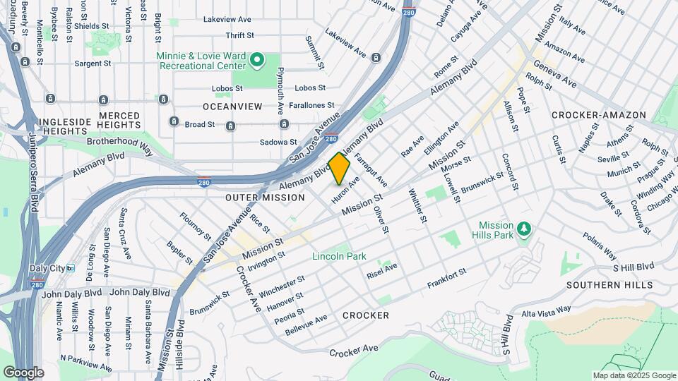 938 Huron Ave Map and Location Details