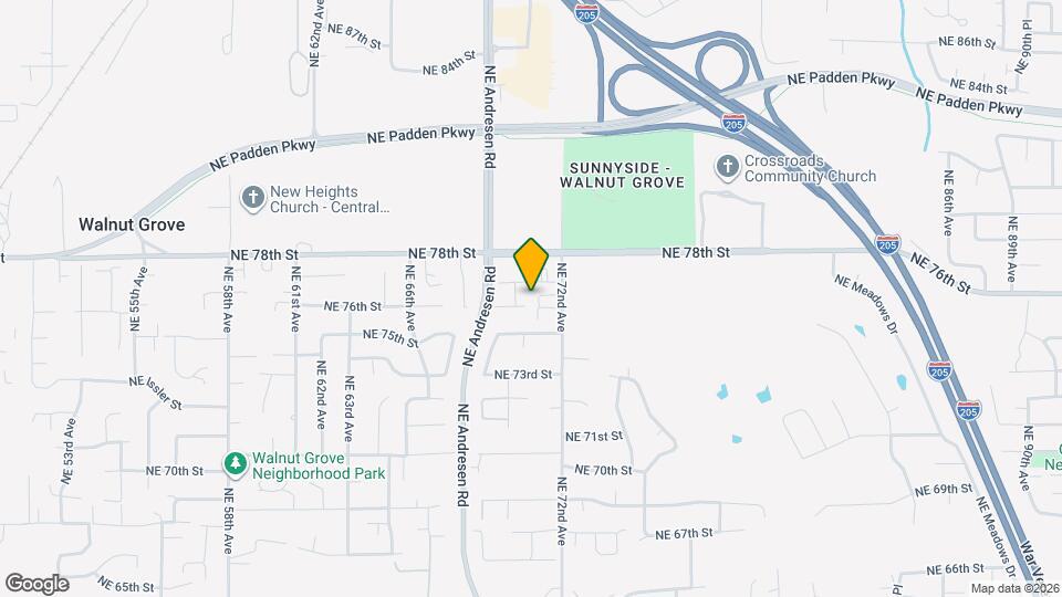 7618 NE 71st Pl Map and Location Details