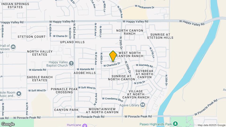 4014 W Charlotte Dr Map and Location Details