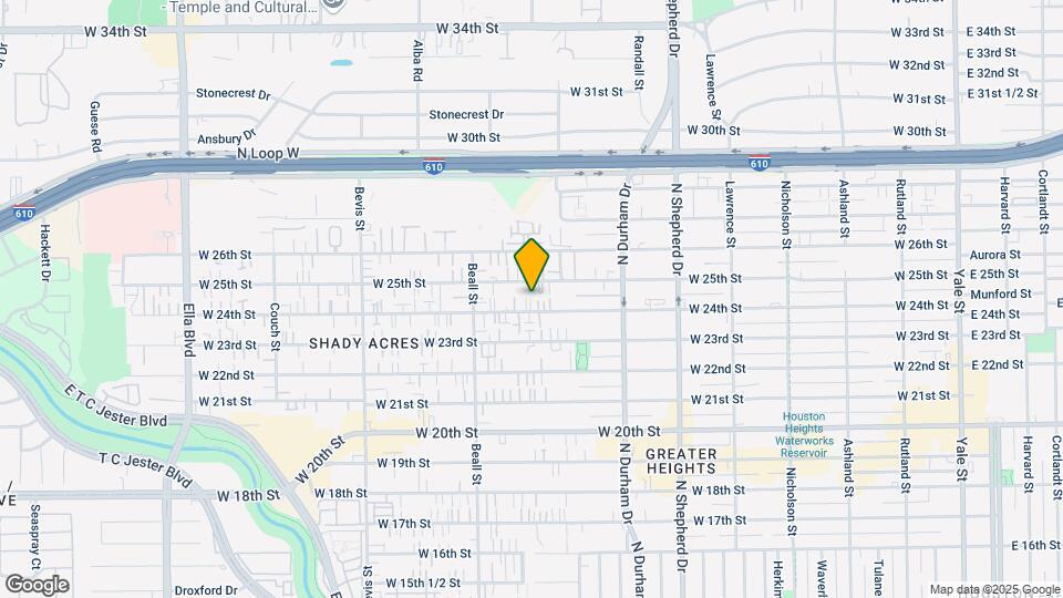 947 W 24th St Map and Location Details