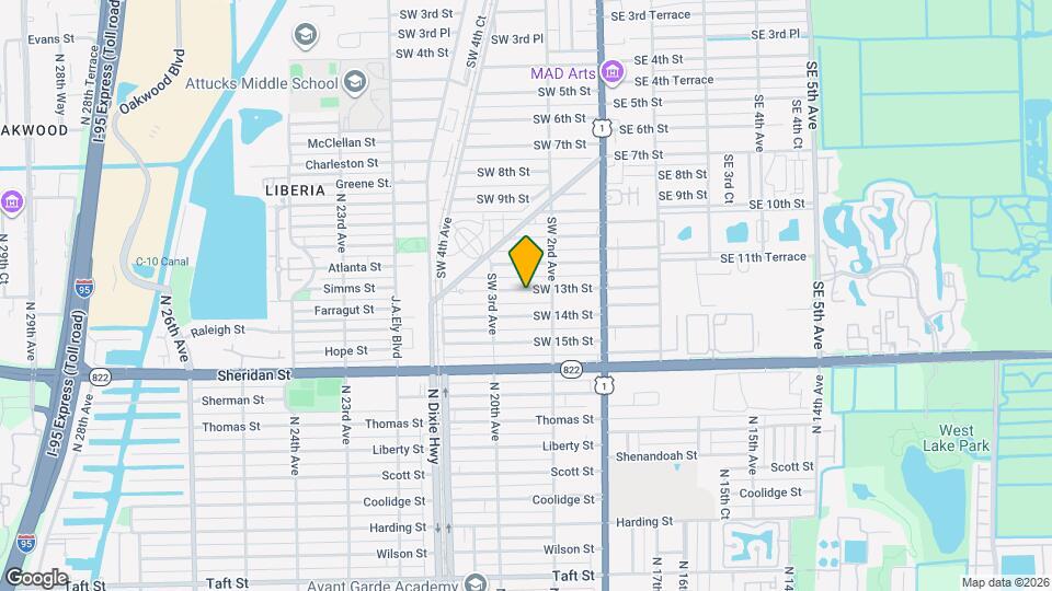 237 SW 13th St Mapa y Detalles de la Ubicación
