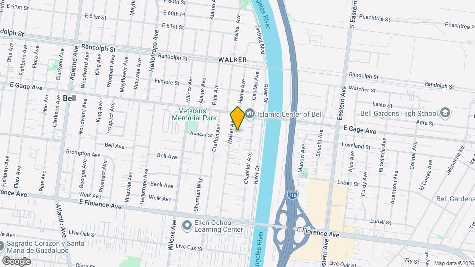 6518 Walker Ave Map and Location Details