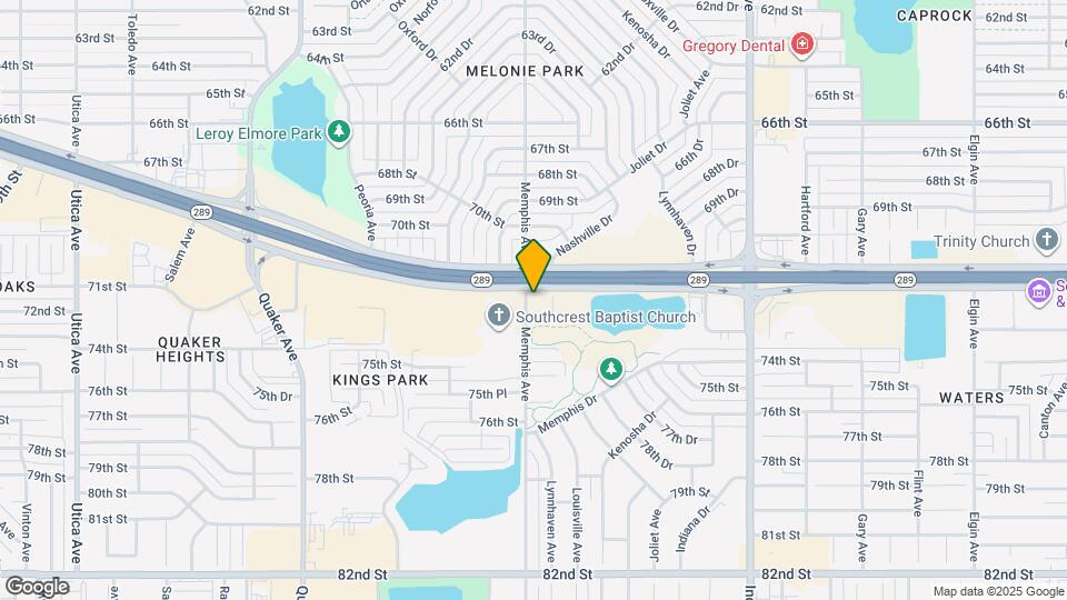 7203 Memphis Ave Map and Location Details