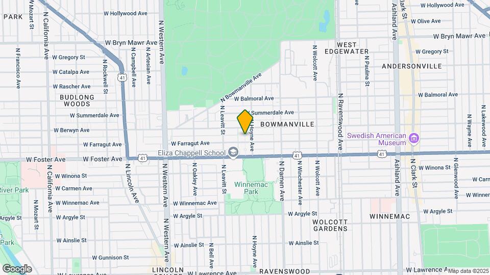 2104 W Farragut Ave-Unit -B2 Map and Location Details