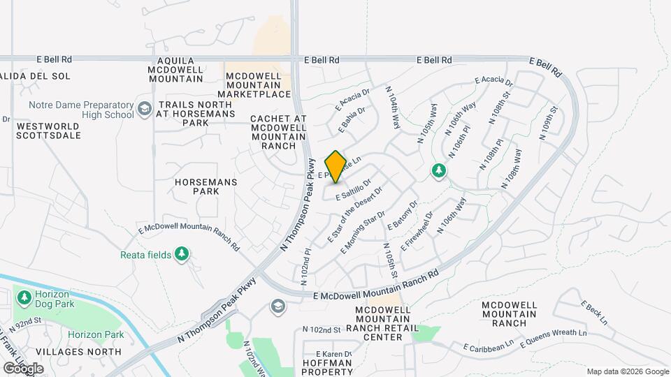 10245 E Penstamin Dr Map and Location Details