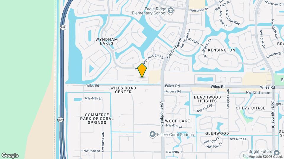 11881 NW 46th St Map and Location Details