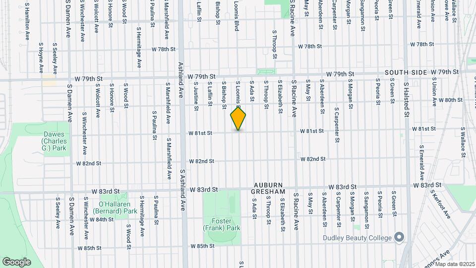 8103 S Loomis Blvd Map and Location Details