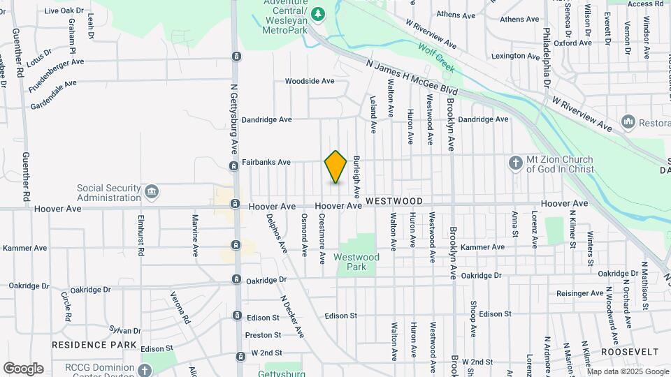823 N Upland Ave Map and Location Details