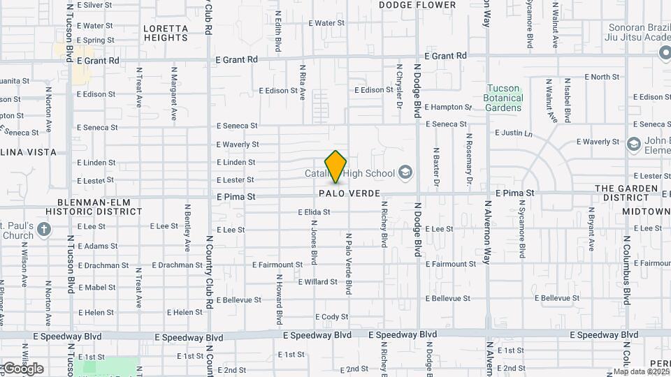 3445-3451 E Pima St Map and Location Details
