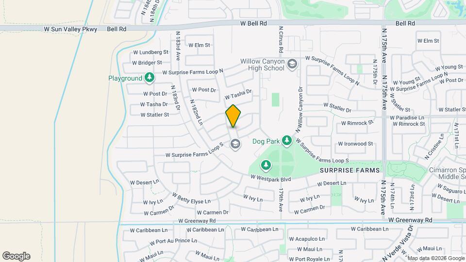 16124 N 180th Ln Map and Location Details