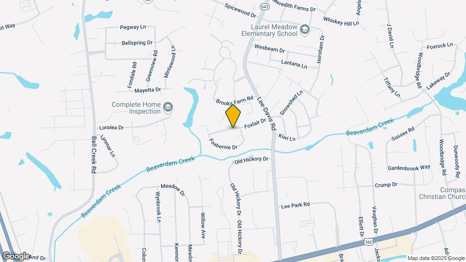 7111 Foxlair Dr Map and Location Details