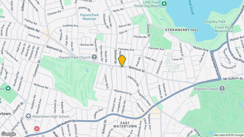 266 Belmont St Map and Location Details