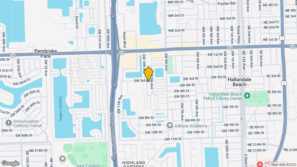 305 SW 9th Terrace Mapa y Detalles de la Ubicación