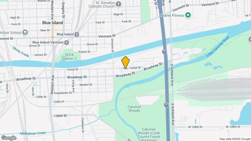 1913 Canal St Map and Location Details