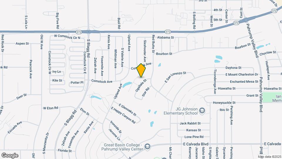 1400 Ogallala St Map and Location Details