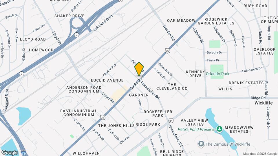 29435 Euclid Ave Map and Location Details