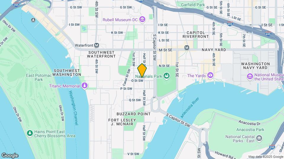 39 O St SW Map and Location Details