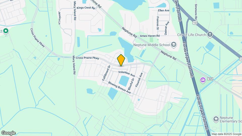 1740 Cross Prairie Pkwy Map and Location Details